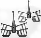 YIKXIULF Lot de 2 Accessoire fouet - Fouet Papillon - Noir, Compatible avec Vorwerk Thermomix TM5 TM31 TM6 - Remplacement du fouet papillon