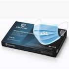 CRAZYCHIC - x51 Masque Chirurgical Médical Bleu Type IIR - Certifié CE Norme EN14683 - Masque 3 Plis Protection Respiratoire EFB>99%