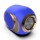 Ysilla Enceinte Portable Bluetooth, Haut-parleur Bluetooth 5.0 Sans Fil Audio Double Subwoofer TF - U - AUX - FM - Bleu