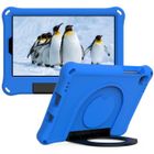 HOOXSPEED Coque pour Samsung Galaxy Tab A7 Lite (8,7") 2021 Tablet, avec Poignée Stand Enfants Housse Antichoc Protecteur Coque (Bleu)