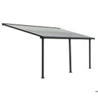 CANOPIA BY PALRAM Pergola - PALRAM - Olympia 3x6 - Gris anthracite - Adossée - Résistante aux intempéries