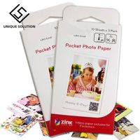 10 feuilles - Papier Photo Intelligent, Feuilles Pour Imprimante Smart Mobile De Type Lg Pd 221, Pd 251, Pd 2