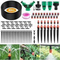 Kit d'Arrosage Automatique 40M Goutte a Goutte Kit Irrigation Micro pour Jardin Pelouse Plante