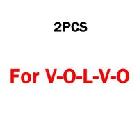 2pcs pour Volvo - Appui tête de voiture en PU avec Protection du cou, appui tête de voyage, pour Volvo Rdesig