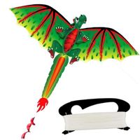 Cerf-volant,Jouet mignon cerf-volant dinosaure 3D pour enfants,jeu de Sport de plein air avec ligne de 100m- Multicolore
