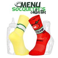 BV Sport - Chaussettes BV Sport Ketchup Mayo Ultra collector 45/47 - 45/47