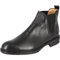 Boots homme en Cuir noir - Marque - Modèle - Confortable et élégant - Doublure en cuir de vachette
