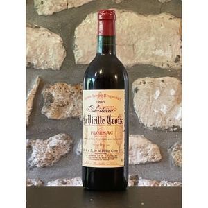 VIN ROUGE Vin rouge, Fronsac, Château la Vieille Croix 1985 