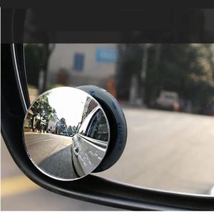 BUYGOO 2 Pcs Rétroviseurs Extérieur d'angle Mort Ronde Auto Rétroviseurs  Aveugle Miroir d'angle Mort Grand Réglable Blind Spot Mirror