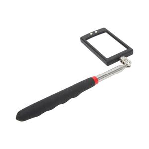 2 Miroirs Télescopiques D'inspection Rotatifs 360° - Extensibles Jusqu'à 72 Cm Pour Mécanique Auto Et Bricolage (noir) - 7