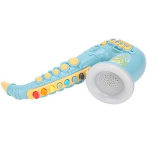TALKIE-WALKIE JOUET ST5670 Jouet de saxophone de simulation Jouet musical Jouet Saxophone jouets talkie-walkie (Version bleu-anglais)