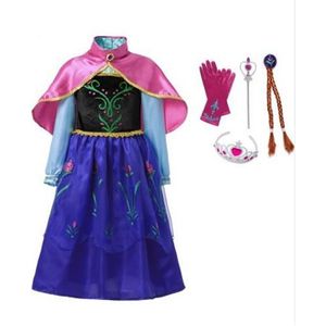 La Reine des Neiges Déguisement Elsa 5-6 ans. Robe + Cape ALPEXE-319 -  Cdiscount Jeux - Jouets