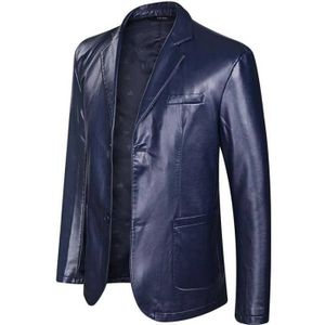 Blazer cuir homme pas cher Outlet