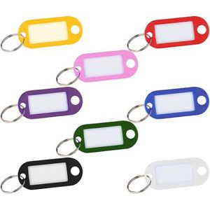 Porte-clés étiquettes couleurs assorties - Manutan 