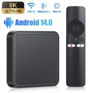 BOX MULTIMEDIA Boitier iptv TV98 PRO Android 14.0 TV box prend en