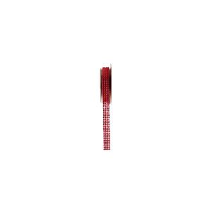 Ruban Adhésif Strass Paillettes 4 Rouleaux - Bande Cristal Rouge Pour Bricolage Et Décoration