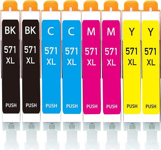 Veson CLI 571 XL Cartuchos De Tinta Compatibles Canon CLI-571 Para