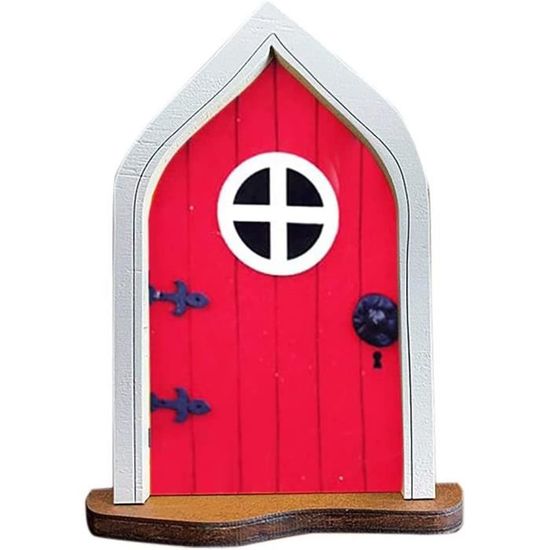 Porte Miniature En Bois Pour Maison De Poupée échelle 1:12 - 8,7 X 18 X 1,3 Cm - Bouleau - Décoration Réaliste
