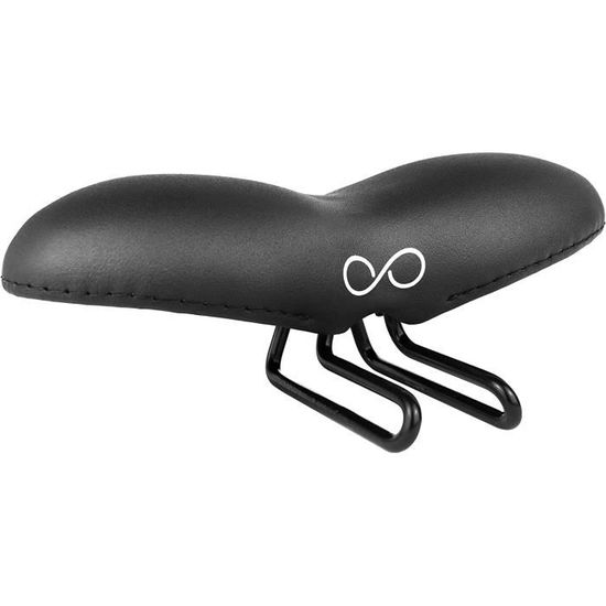 Selle Vélo Vintage Vetta - Blanche - Made In Italy - 395g - Pour Route Ou VTT