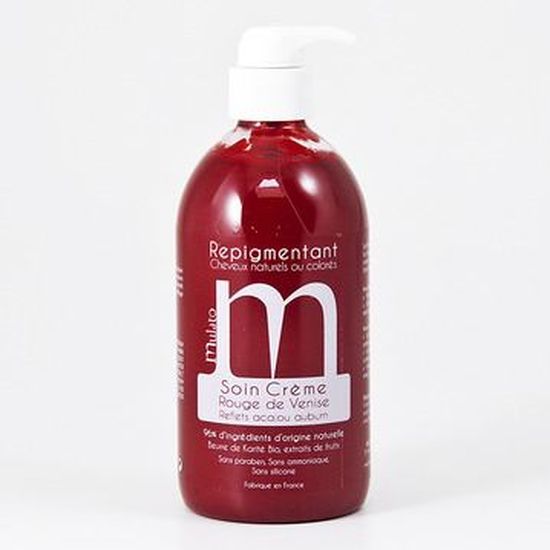 Mulato Pflegecreme Rouge De Venise – Für Rotes Haar, 500 Ml, Ohne Ammoniak & Parabene