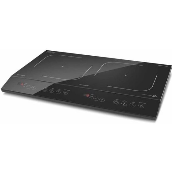 Caso 3500 Touch double induction plaque de cuisson avec Timer /& affichage numérique noir