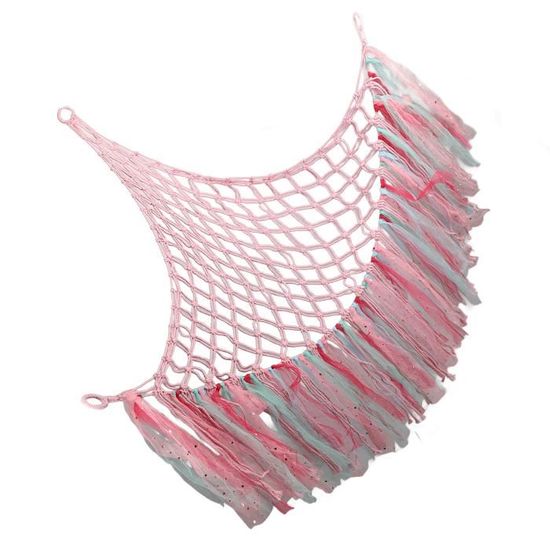 LAN Filet De Rangement Suspendu Boho Filet De Rangement Tissé À La Main En Filet De Jouets En LAN Filet De Rangement Suspendu Boho Filet De Rangement Tissé À La Main En Filet De Jouets En