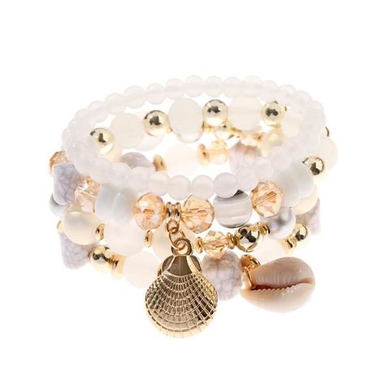 Lot De 10 Bracelets Fantaisie Vintage - Bijoux Rétro Pour Collectionneurs (Occasion)