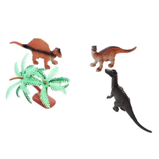 Ototon® 6Pcs Jouet de Petites Voitures Miniatures Dinosaure Enfant Voiture avec Dinosaures et