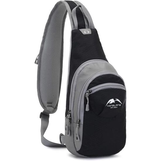 Sac Banane FANDARE Sport - Portable En Bandoulière Ou Poitrine - Pour Randonnée, Course, Vélo - Bleu Foncé