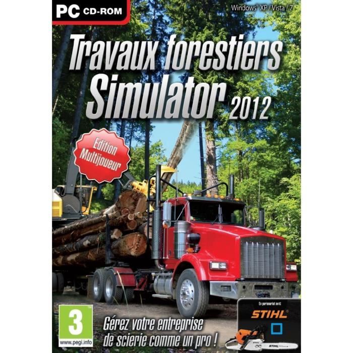 TRAVAUX FORESTIERS SIM 2012 / Jeu PC