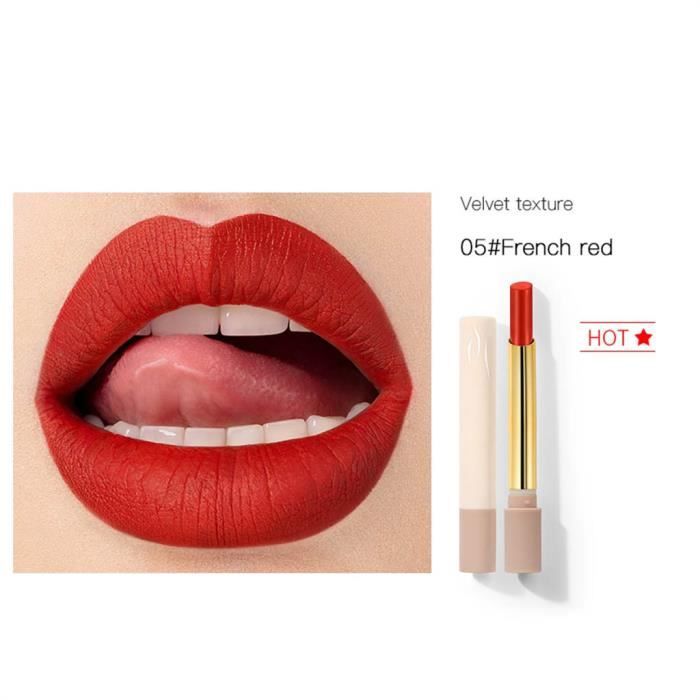 Tube de tabac mat rouge à lèvres emballage rouge à lèvres longue durée imperméable 16 colora1548