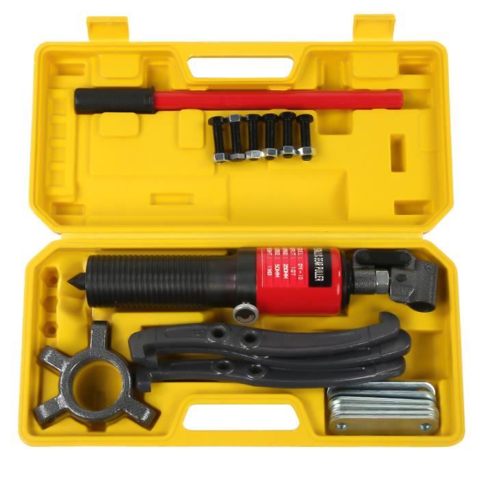 10 tonnes hydraulique Gear séparateurs de Arrache moyeu Extracteur Roulement Garage Outil Kit - YES -SIE