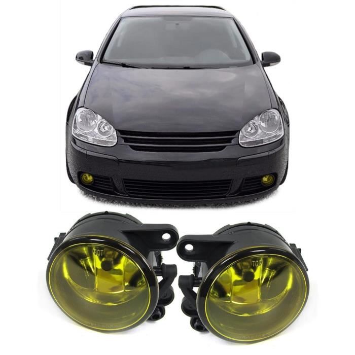 2 ANTIBROUILLARD JAUNE VW GOLF 5 / TIGUAN 2007-2011 / JETTA 3