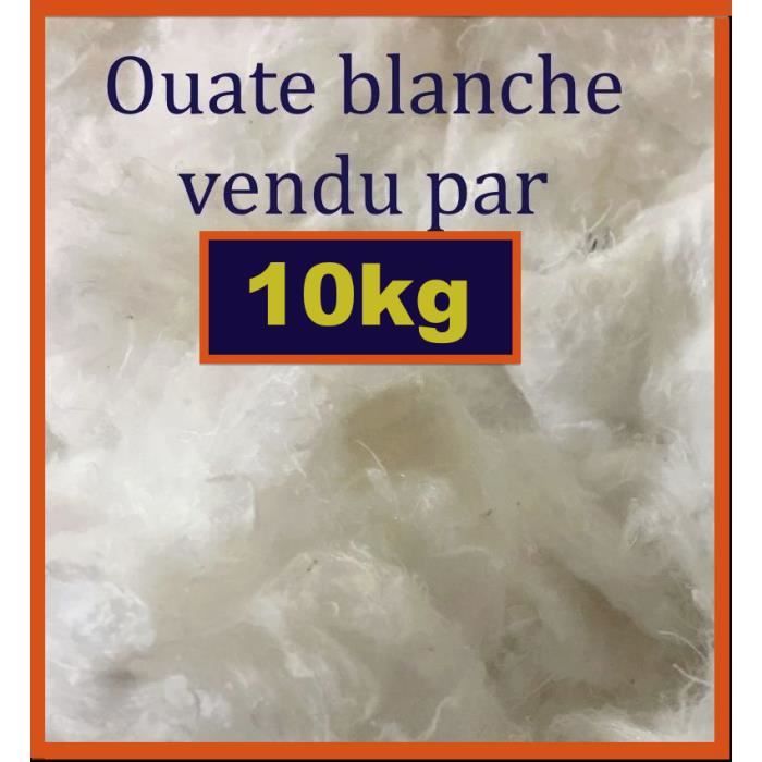 10KG OUATE - REMPLISSAGE - BOURRE TEXTILE