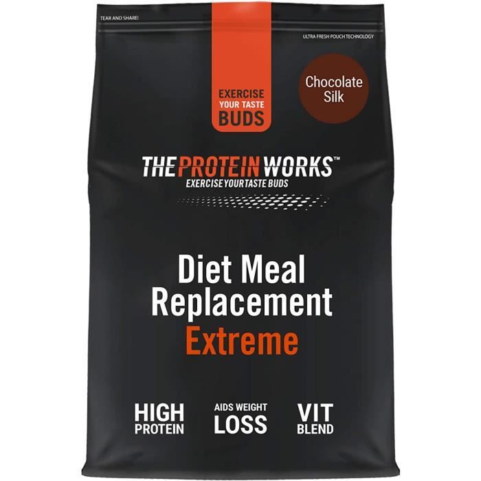 Diet Meal Replacement Extreme - Repas complet sur le plan nutritionnelvitamines renforçant l'immunitésainabordableComplément 160