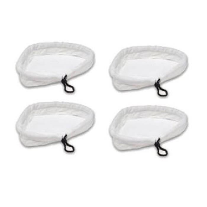 Lot de 4 chiffons de rechange pour balai vapeur en Microfibre Pads de Nettoyage Universel Compatible avec Lingettes