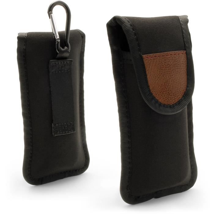 igadgitz Noir Housse Pochette Neoprene Case pour Leatherman Wingman / Wave / Rebar / Sidekick Pince Multifonction