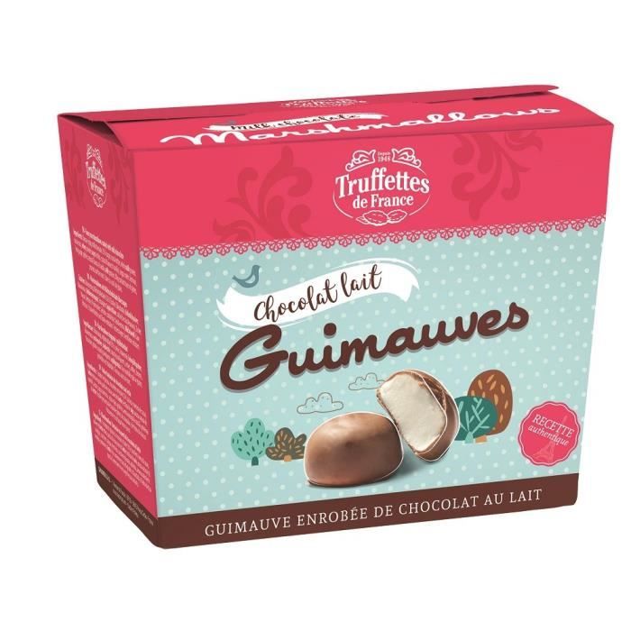 Guimauves Enrobées de Chocolat Lait - Fabriqué en France