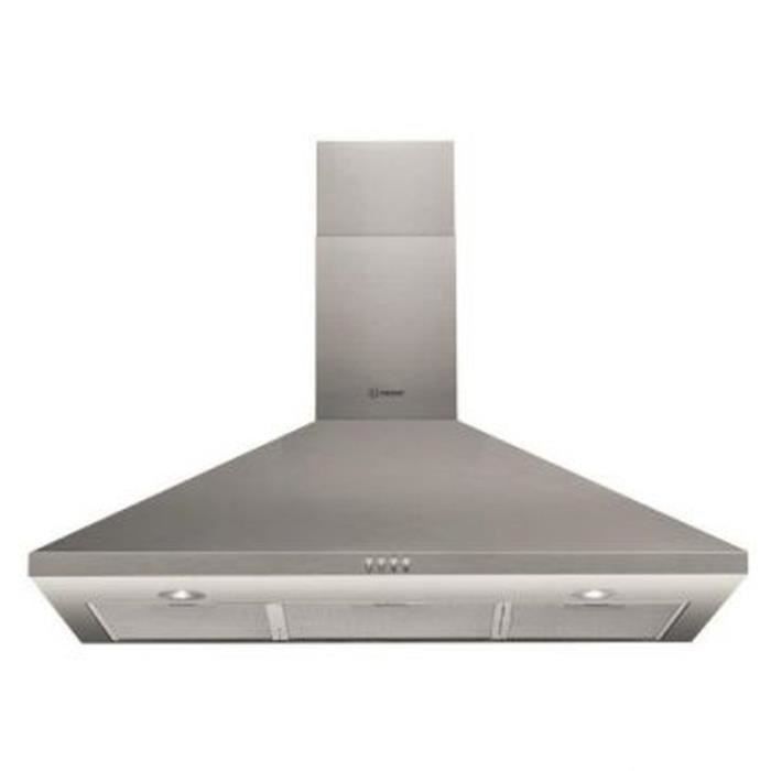 Hotte, Décorative 90 cm, Pyramide, Inox, aspiration min/max 256/603 m3/h, niveau sonore min/max 47/66 dB(A), Classe B 0,000000