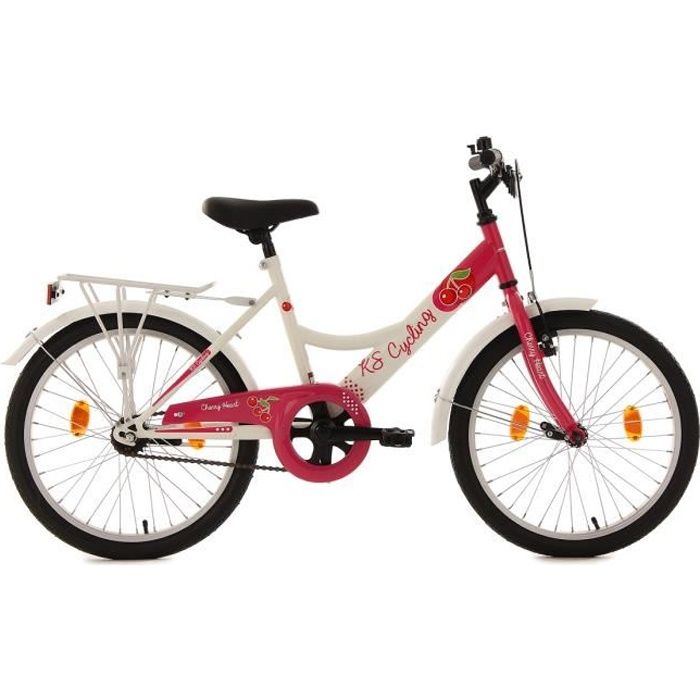 Vélo fille 20'' Cherry Heart rose TC 36 cm