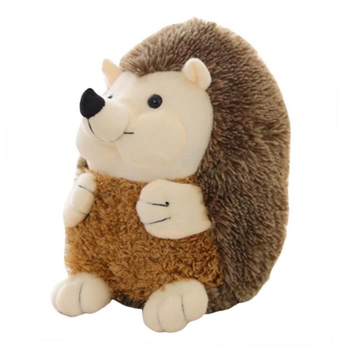 Mignon animaux en peluche 17cm Hauteur Hérisson crème peluche doux animaux en peluche enfants Poupée Cadeau de Noël