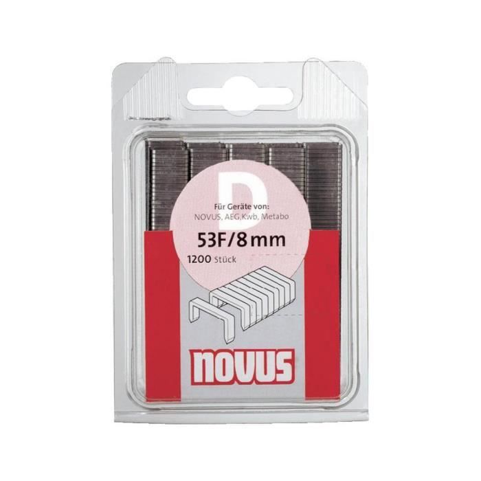 Agrafes à fil plat - type 11 1200 pc(s) Novus G…