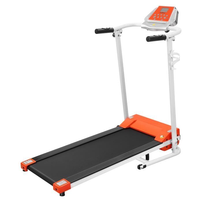 Tapis Roulant Motorisé LCD AFFICHAGE MÉNAGE EN MARCHE PLIANT TAPIS ROULANT POUR INTÉRIEUR tapis de course fitness - musculation