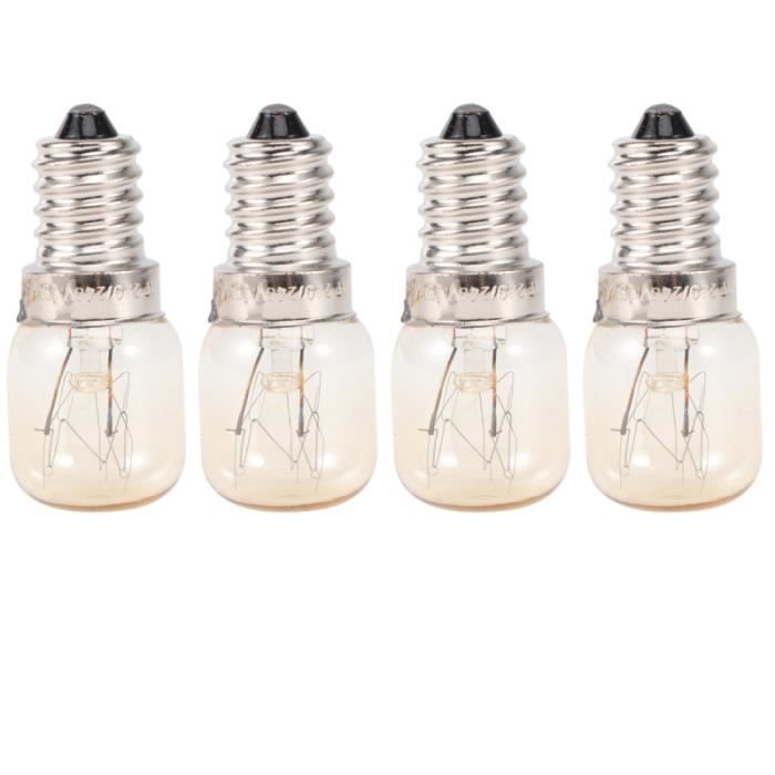 4 pièces four à micro-ondes ampoule grille-pain 15 W E14 à cuisinière hotte lampe pour la cuisine à domicile MICRO-ONDES
