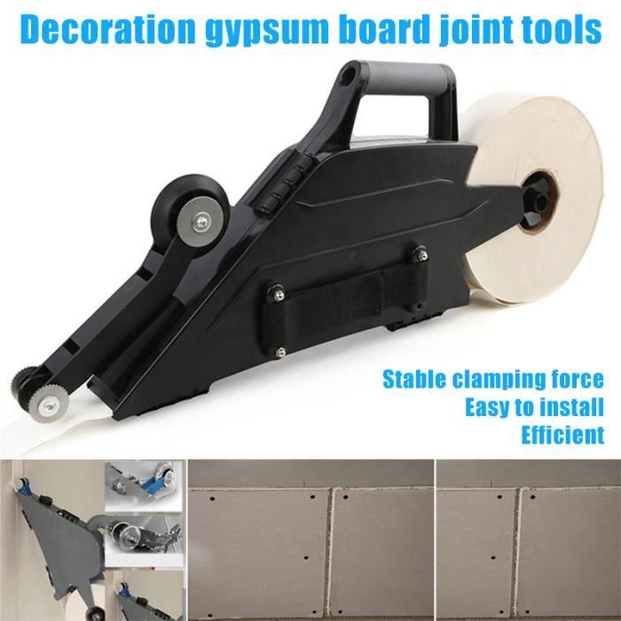 Outil de calfeutrage de cloison sèche Outil de rubanage pour murs de cloisons sèches opération multifonction droite / gauche
