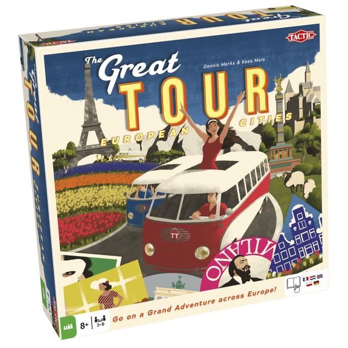 Tactic Great Tour, Voyage-aventure, Enfants, 45 min, Garçon-Fille, 8 année(s), Allemand, Néerlandais, Anglais