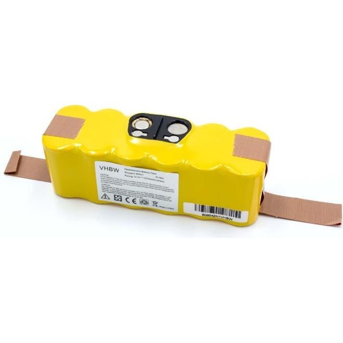 vhbw NiMH batterie 2000mAh pour robot aspirateur iRobot Roomba 615, 616, 620, 621, 625, 630