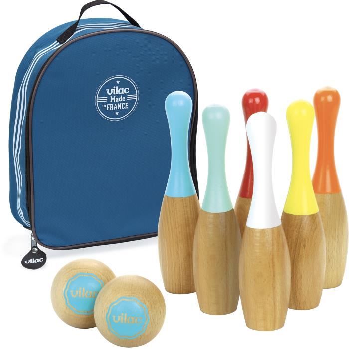 Vilac - Jeu de quilles bowling bicolores