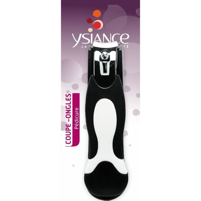 YSIANCE - COUPE-ONGLES PEDICURE ANTIGLISSE - EN NOIR