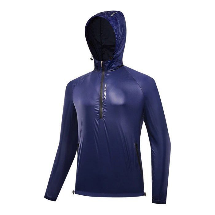 WOSAWE-Veste de Pluie Ultra-L?�g?�re pour Homme,Imperm?�able,Pull ?� Capuche,Coupe-Vent Pliable 